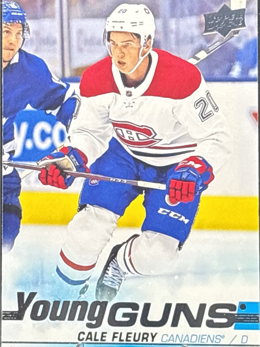 Upper Deck Young Guns Cale Fleury Hockey Trading Card